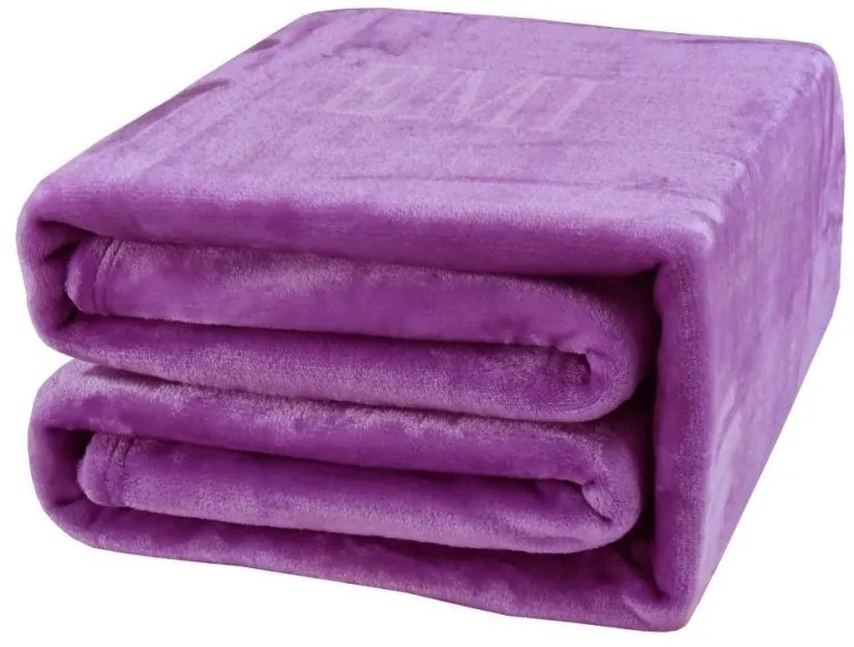 Deka fialová 150 x 200 cm EMI