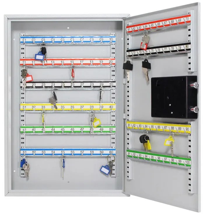 Skrinka na kľúče s elektrickým zámkom S-100 EL, na 100 kľúčov