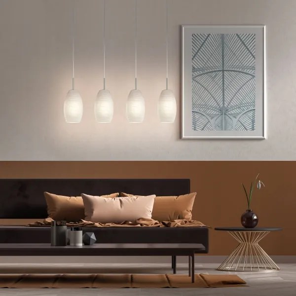 Eglo 97587 - Luster na lanku BATISTA 3 4xE27/40W/230V