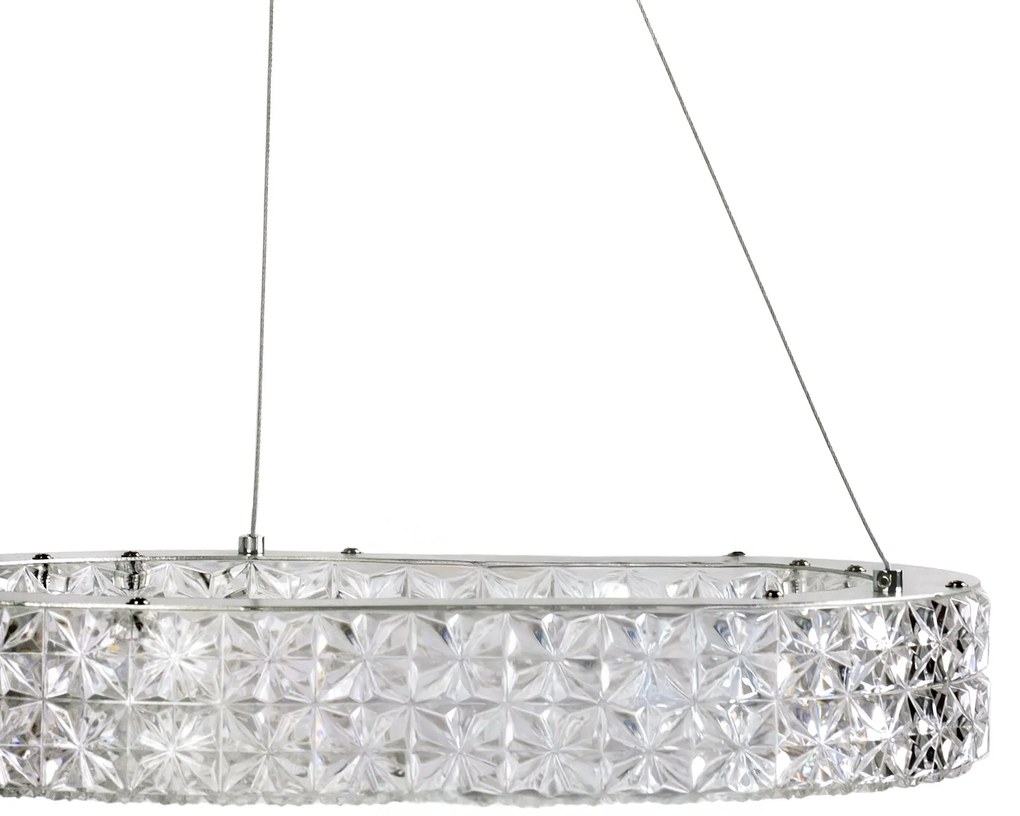 Toolight Toolight, LED stropné svietidlo 50cm, 36W, 4000K, MS005-CP, chrómová, OSW-09615
