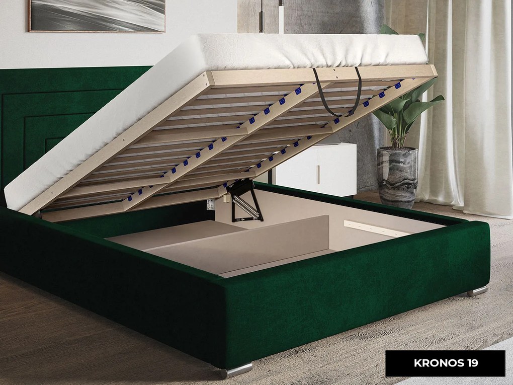 PROXIMA.store - Minimalistická manželská posteľ RORY ROZMER: 120 x 200 cm, FARBA NÔH: wenge