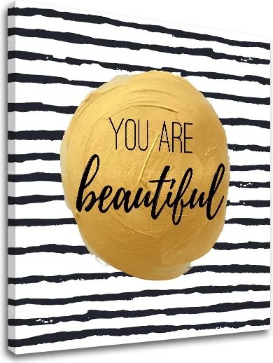 Obraz na stenu s textom You are beautiful