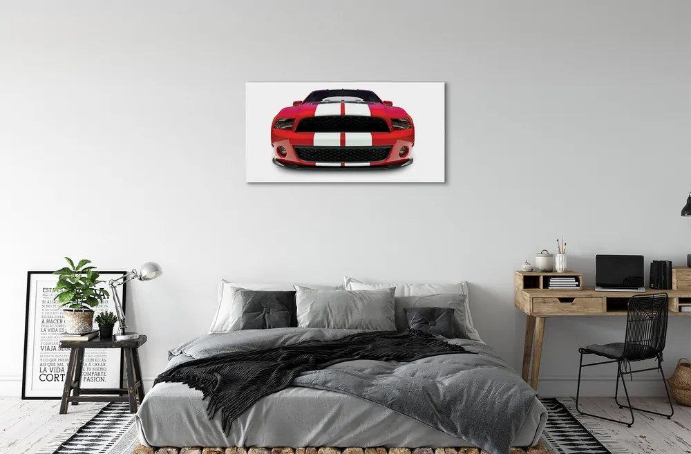 Obraz canvas Červené športové auto 140x70 cm