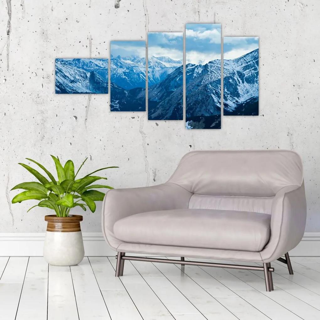 Panoráma hôr v zime - obraz