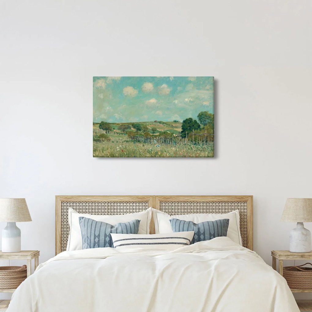 Obraz - Alfred Sisley, Meadow, reprodukcia (90x60 cm)