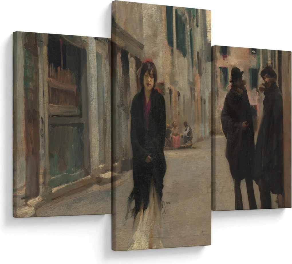 Obraz - John Singer Sargent, Street in Venice, reprodukcia (90x60 cm)