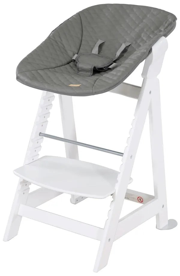 Biela jedálenská stolička Luxe – Roba