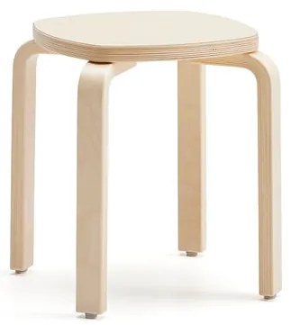 Detská stolička VIDE, laminát - breza, výška 380 mm