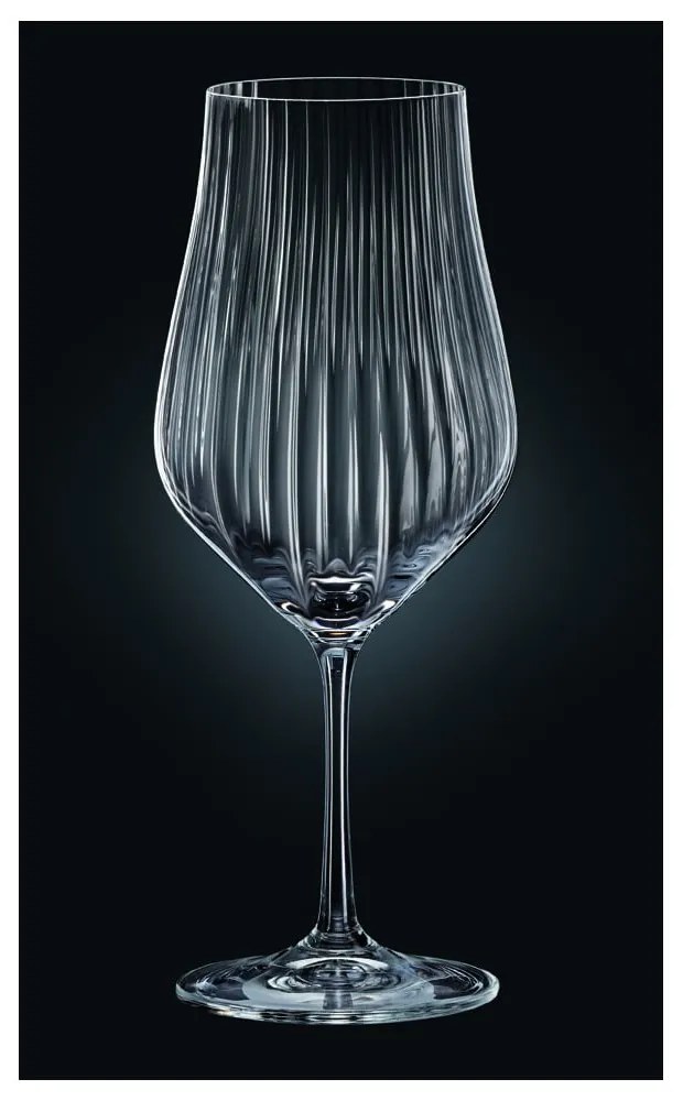 Súprava 6 pohárov na víno Crystalex Tulipa Optic, 450 ml