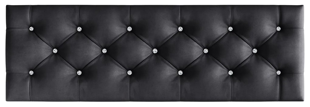 Lavica CHESTERFIELD 40x40 cm Čierna