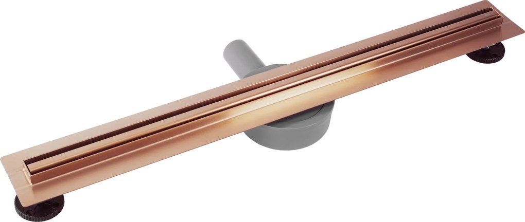 Odtokový žľab REA Neox Slim Pro 90, meď kartáčovaná