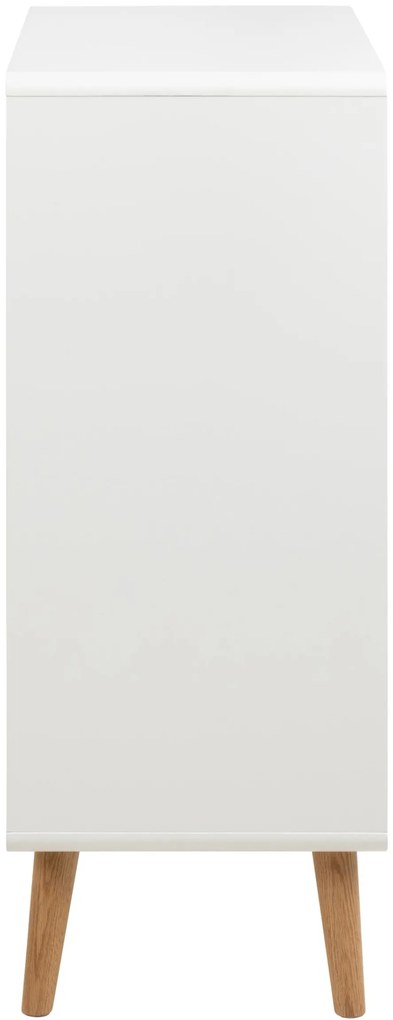 Komoda Lowell 100 cm bílá/dub přírodní