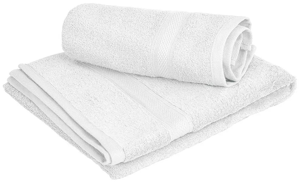 Uterák CLARYSSE ELEGANCE 60x110 cm biely, 100% bavlna