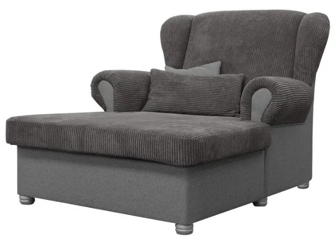 Taupe menčestrové kreslo Lord – Ropez