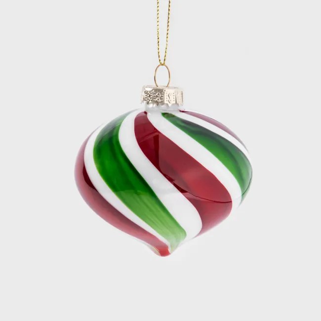 Vianočná ozdoba AMERE zelená / červená 715129
