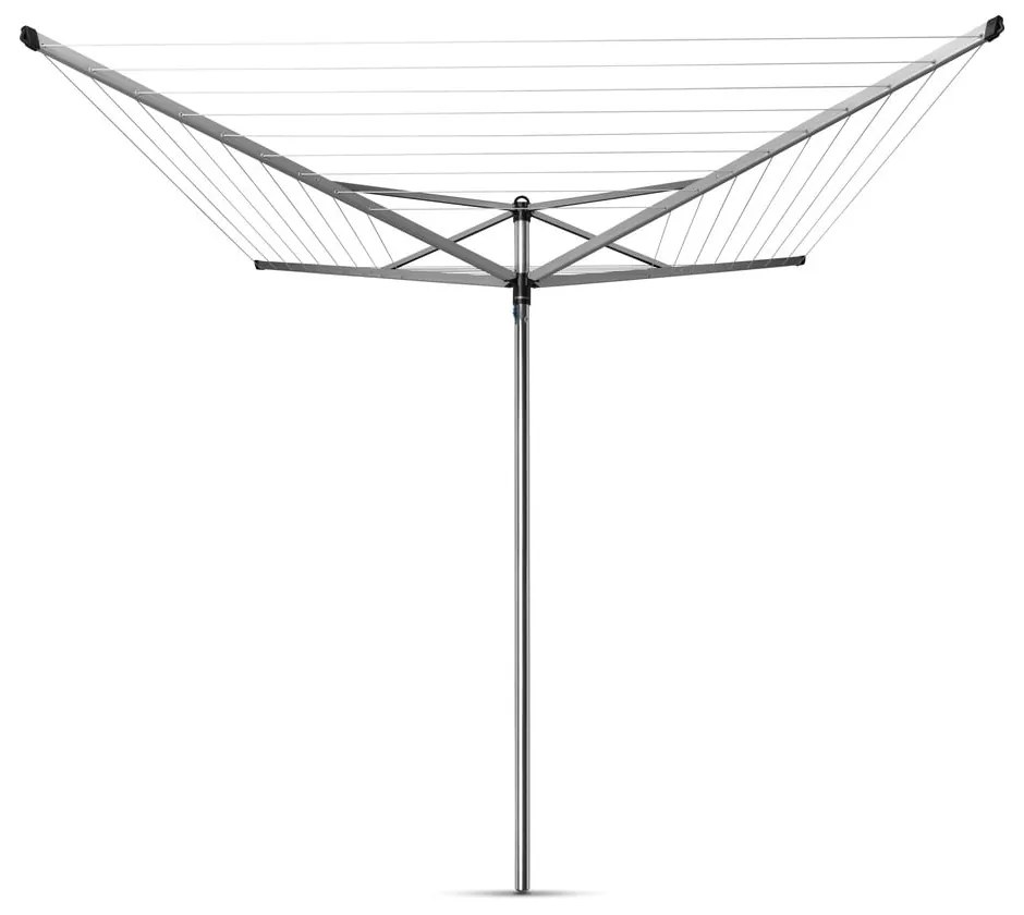 Vonkajší sušiak na bielizeň v striebornej farbe 50 m Topspinner – Brabantia