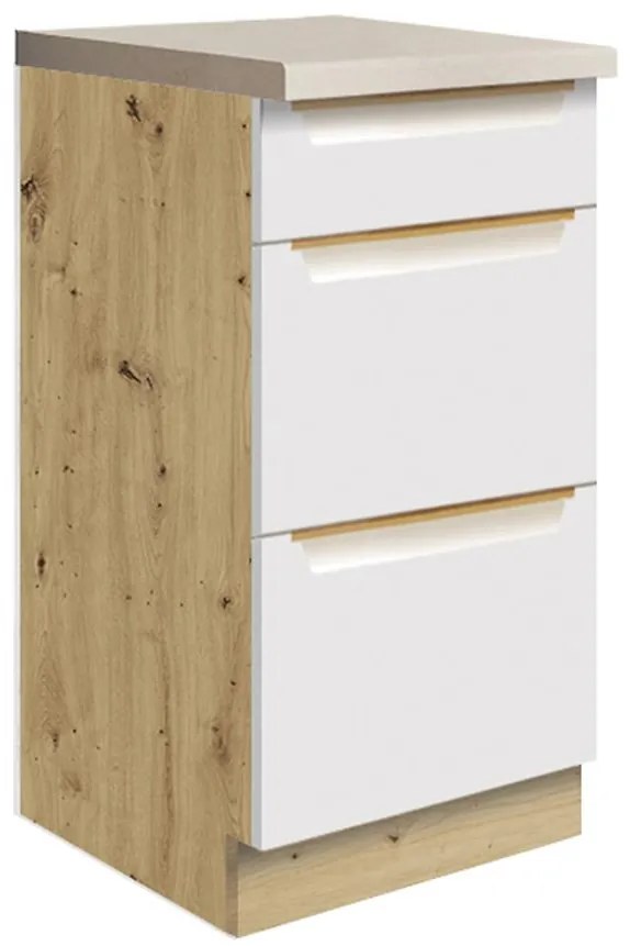 Skrinka do kuchyne Glamour8d White