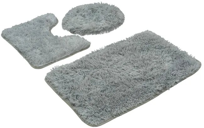 Sada kúpelňových koberčekov sivý 391869B