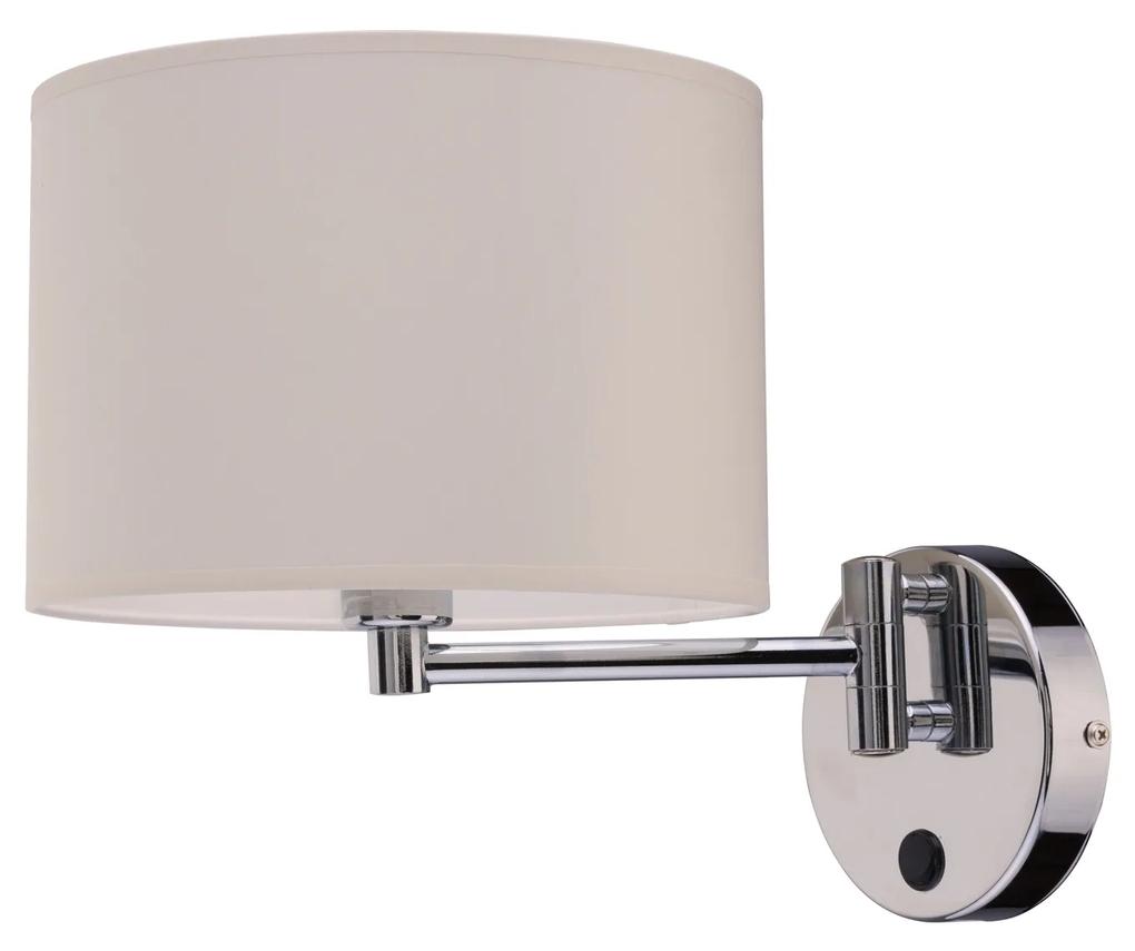 HOTEL ECRU I 8980 | nástenná textilná lampa