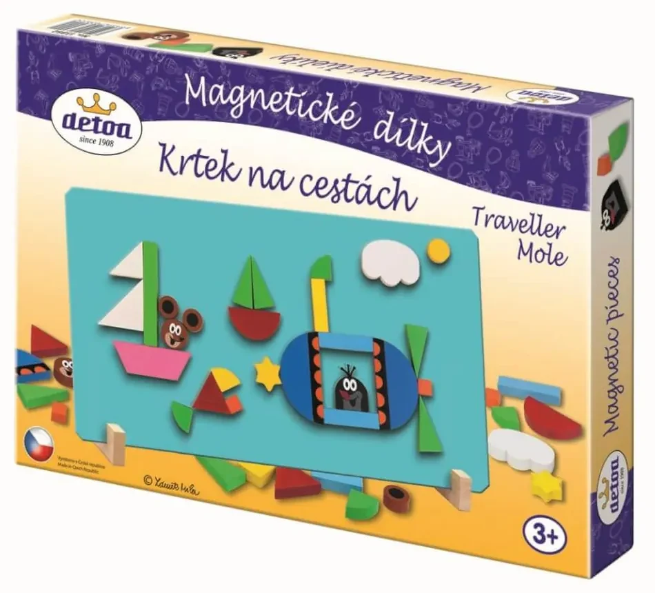 Krtko na cestách magnetické dieliky