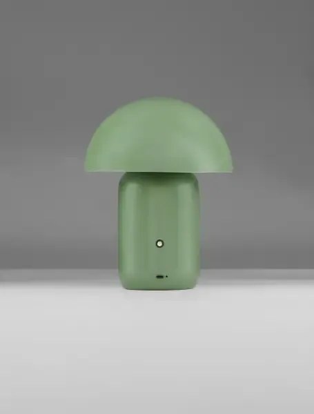 Dizajnová stojaca lampa Pois Zelená