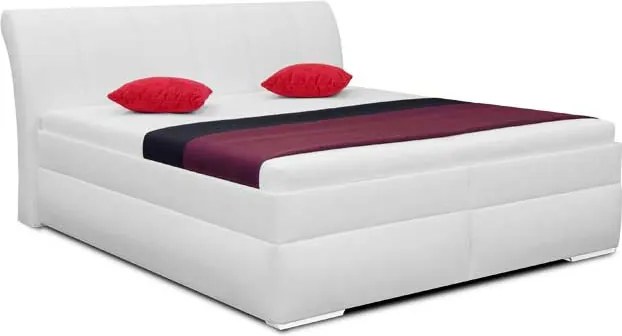 DREVONA Manželská posteľ 160 cm biela MONZA PLUS 2, MO1