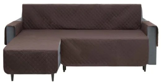 Poťah na rohovú sedačku ľavý PARIS hnedý, 200 cm