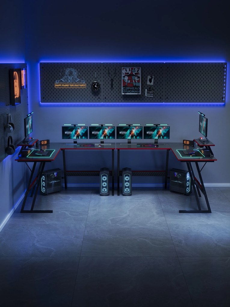 Herný stôl BG02 čierny 130 cm