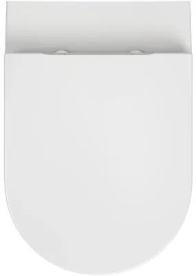 Závesné WC set RAVAK Zante bez splachovacieho kruhu biela vr. WC dosky X01866