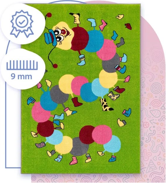 Koberec Agnella Funky Top Ivo zelený