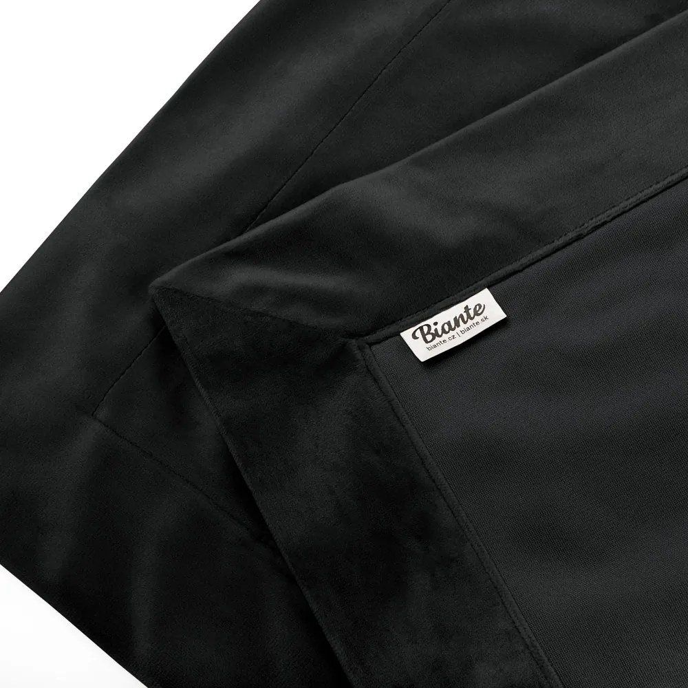 Biante Zamatový prehoz na posteľ Velvet Prémium SVP-014 Čiernozelený 200x220 cm
