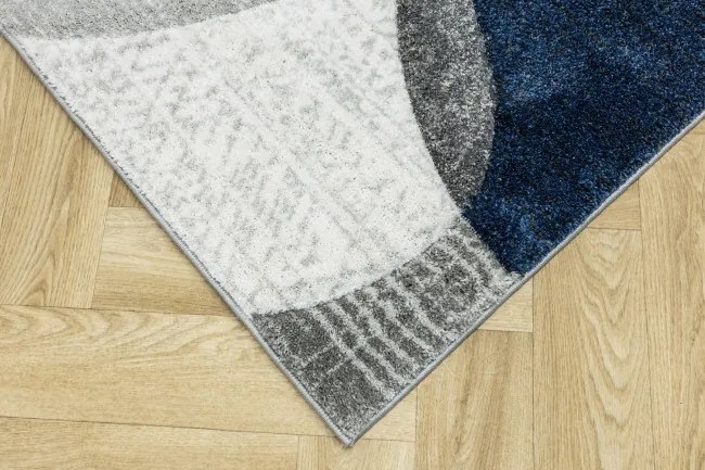 Koberec Kandy N390A sivý / modrý