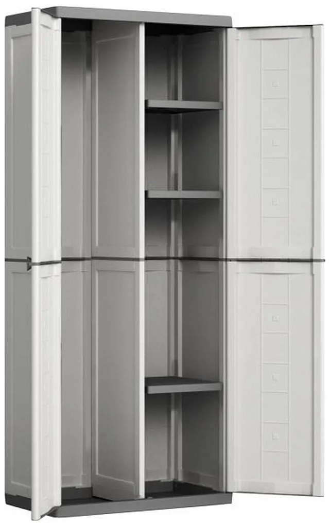 KIS JOLLY UTILITY skriňa 68x39x166cm biela/sivá