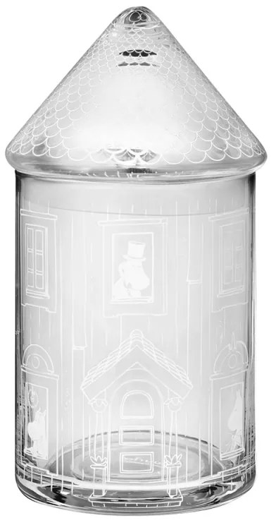 Sklenená dóza Moominhouse 18,5cm