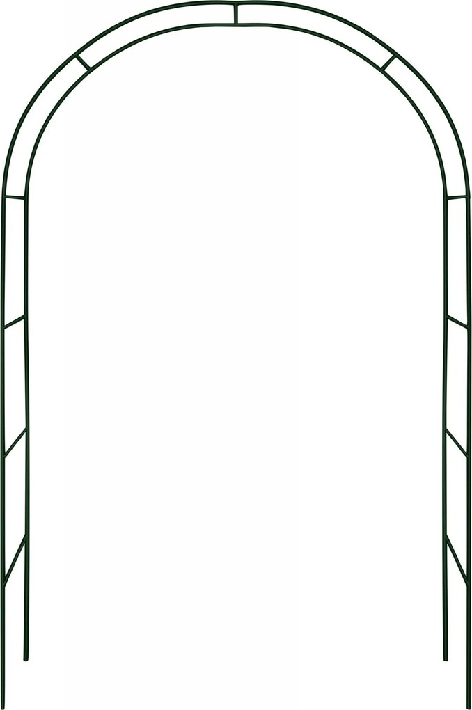Záhradná kovová pergola 240 cm - oblúk