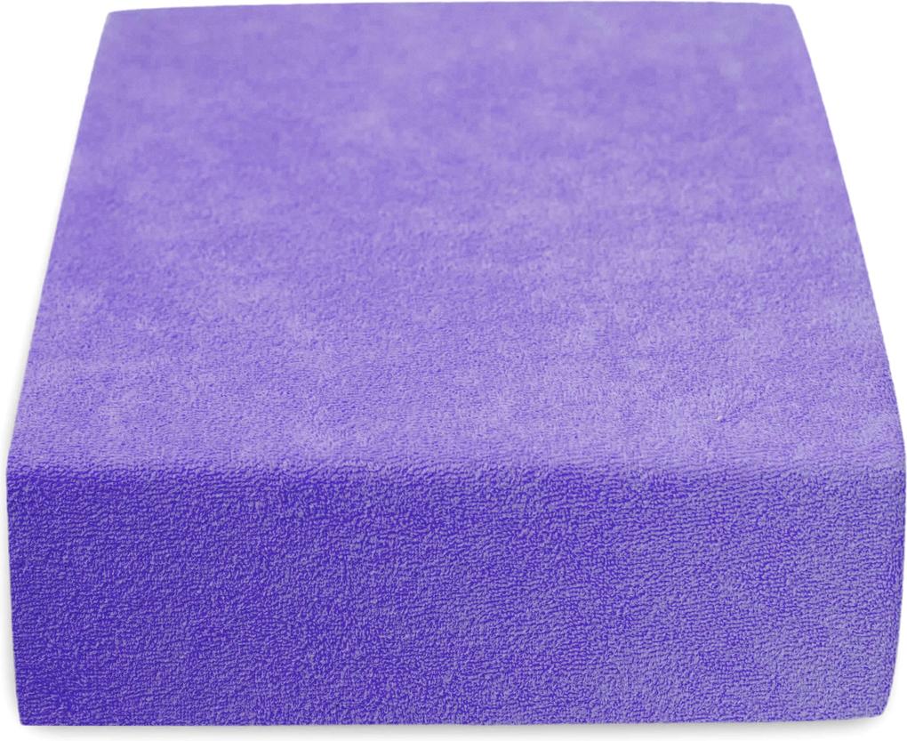 Froté plachta fialová 180x200 cm Gramáž (hustota vlákna): Lux (190 g/m2)