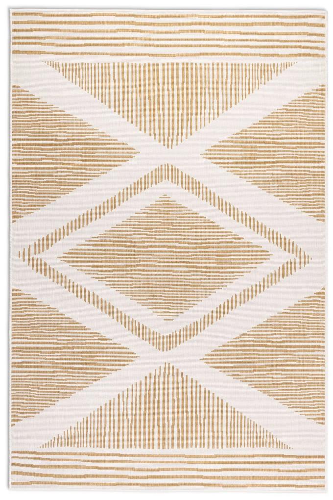 ELLE Decoration koberce Kusový koberec Gemini 106017 Ochre z kolekcie Elle – na von aj na doma - 120x170 cm