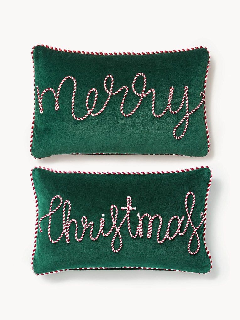 Zamatové poťahy na vankúše Jolly, 2 ks