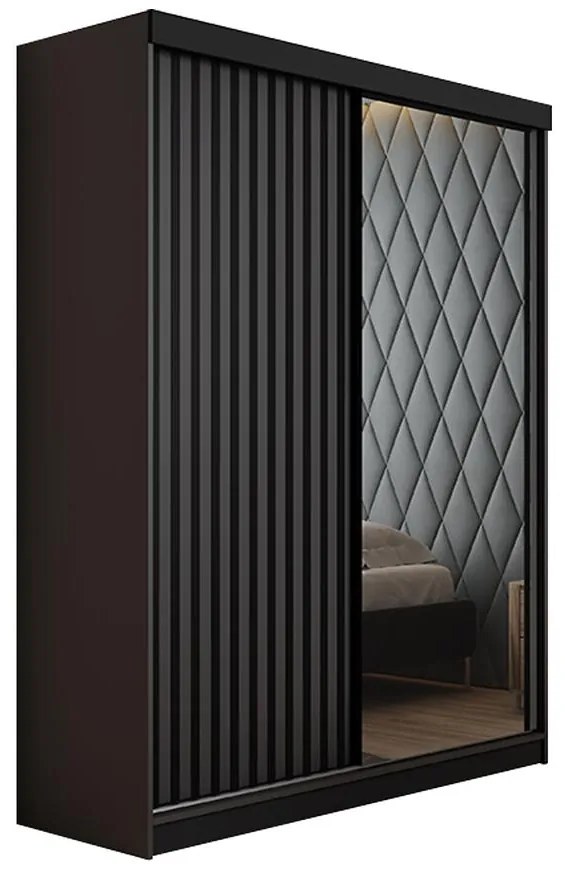 Skriňa Malani 138 L grafit / dvierka grafit