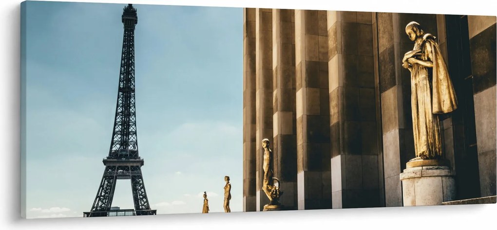 Obraz z Trocaderského námestia, Paríž (120x50 cm)
