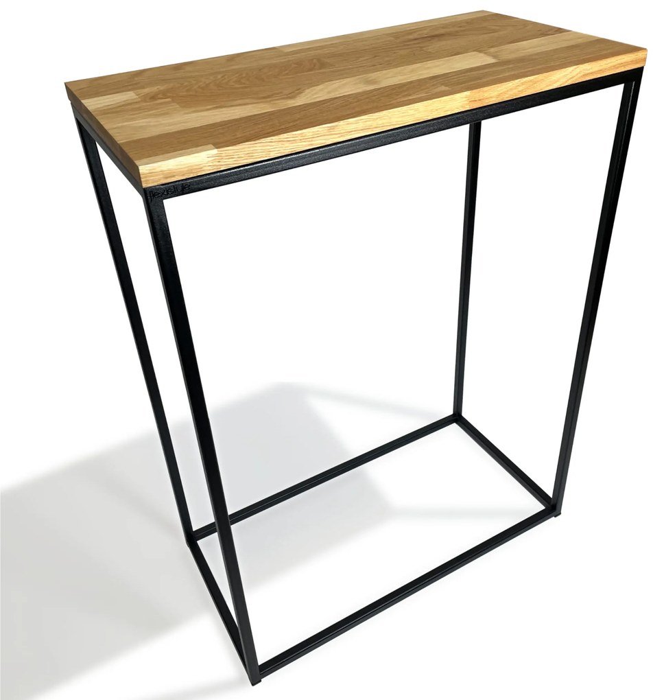 Dekorstudio Konzola LOFT dubová 60x80x30cm jednopolicová