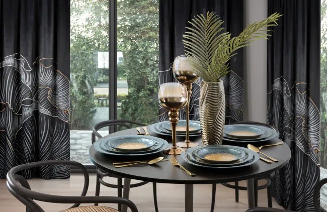 Dekoračný tanier ABI 01 oceľový / zlatý