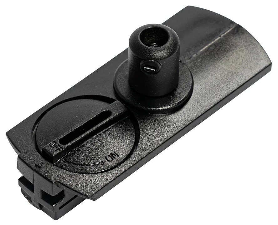 Design hanglamp donkerbrons incl. rail adapter 1-fase - Iconic Tubo