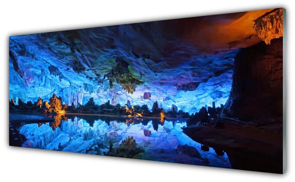 Obraz plexi Jaskyňa svetlo ľadovec 125x50 cm
