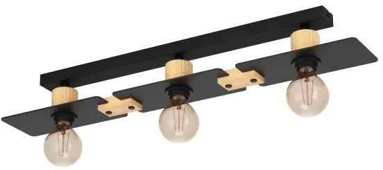 Eglo 43751 - Stropné svietidlo BRAMERTON 3xE27/40W/230V