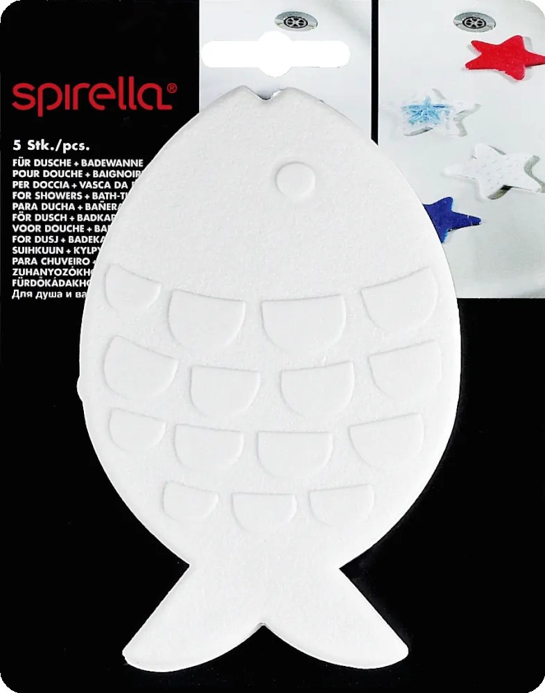 Detské protišmykové podložky v súprave 5 ks do vane 16x10,5 cm Globefish – Spirella