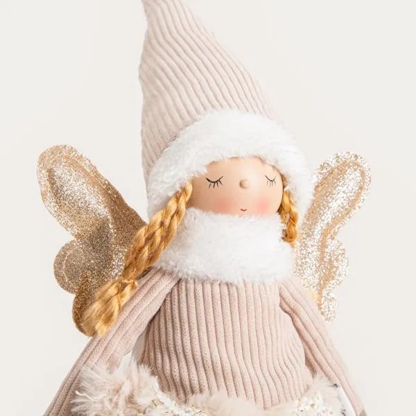 Vianočná dekorácia AURIE anjelik 50 cm 862279