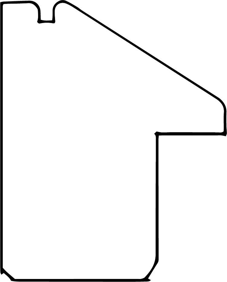 DANTIK rám na obraz 21x29,7 | INCLINATA colori červená (Sklo Čiré)