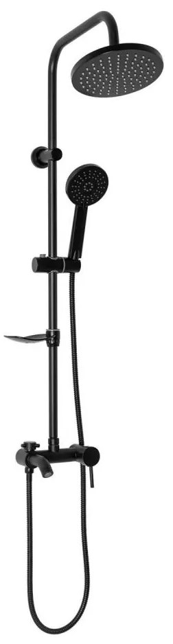 REA-P7005 - Sprchová súprava LUIS matná čierna