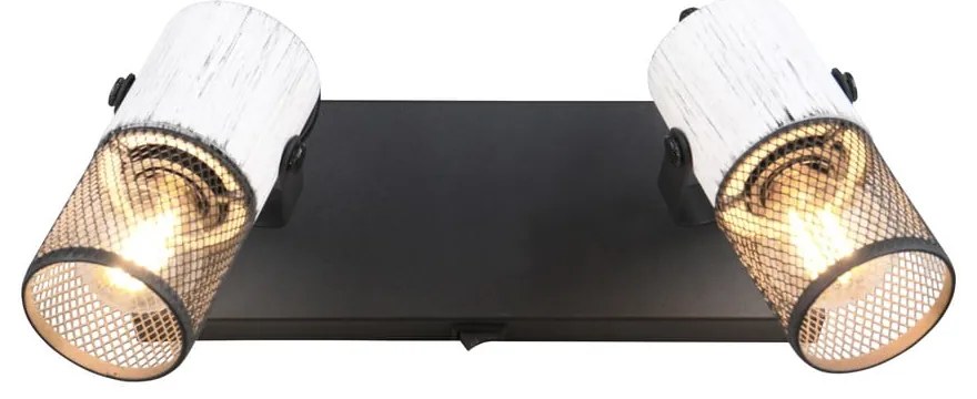 Čiernobiele nástenné svietidlo ø 9 cm Tosh – Trio